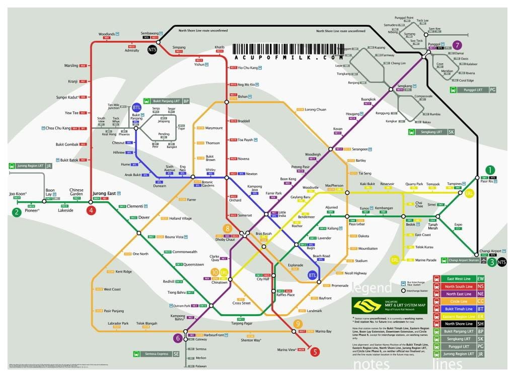 Singapur mrt joon kaardil