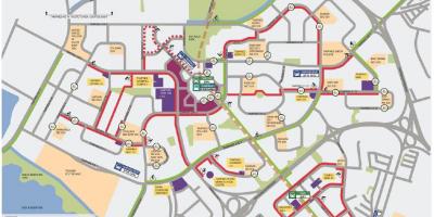 Kaart jalgrattasõit Singapur
