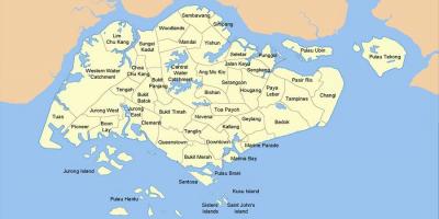 Kaart Singapur erp