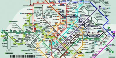 Singapur raudteejaam kaart